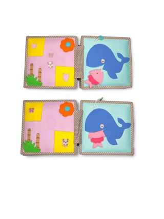 Mini Quiet Book - Dösender Löwe
