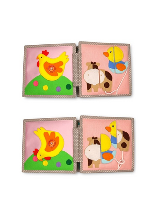 Mini Quiet Book - Dösender Löwe