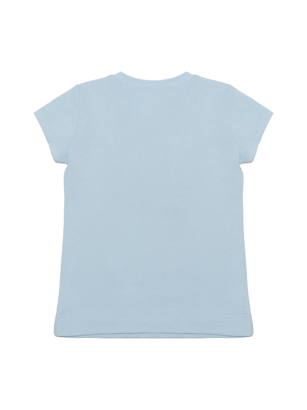 T-Shirt mit verziertem Motiv - Blau