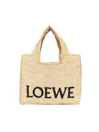 Kleine Font Tote aus Bast