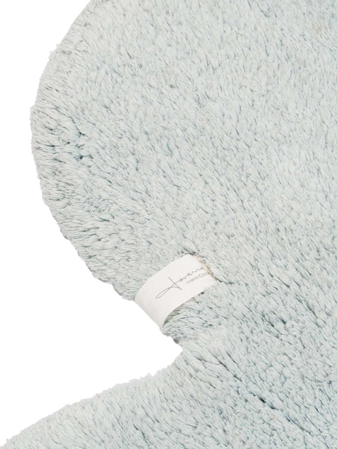 Handgewebter Teppich Dream mit Hoch-Tief-Effekt - Grau/Weiß