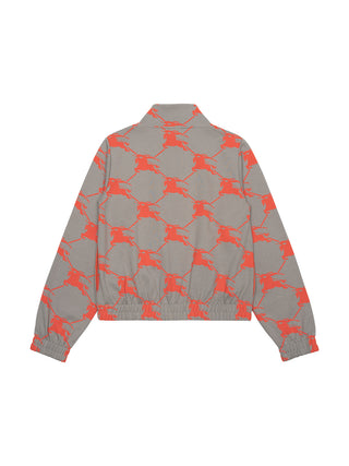 Bomberjacke Rhona mit grafischem Print - Scarlet Orange