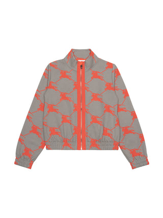 Bomberjacke Rhona mit grafischem Print - Scarlet Orange
