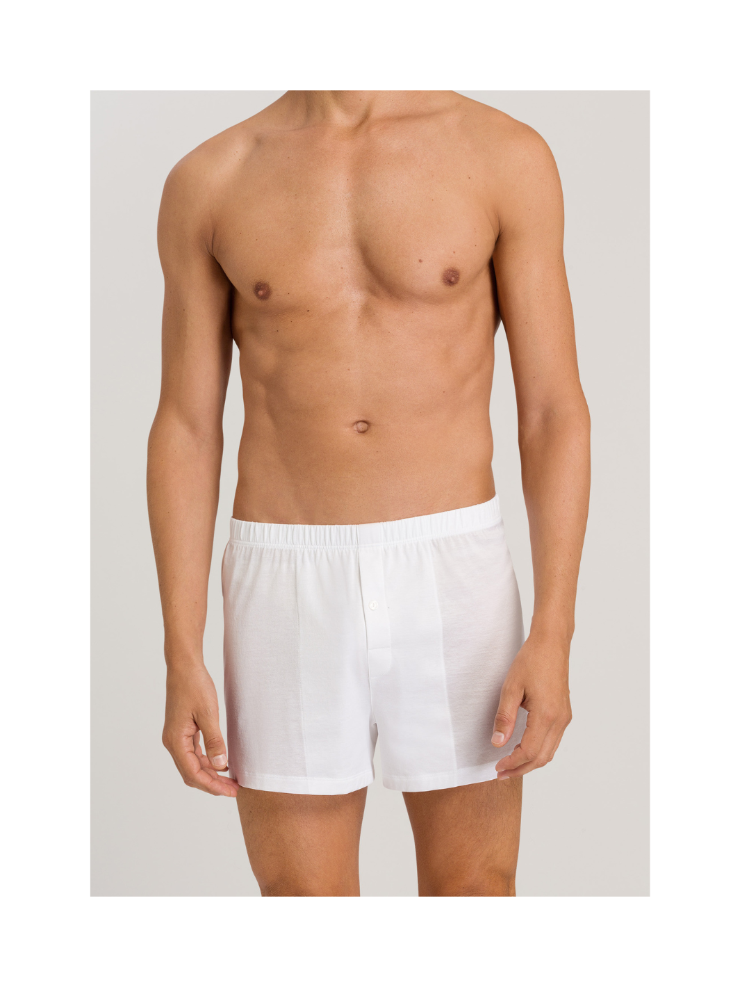Cotton Sporty Boxershorts - Weiß