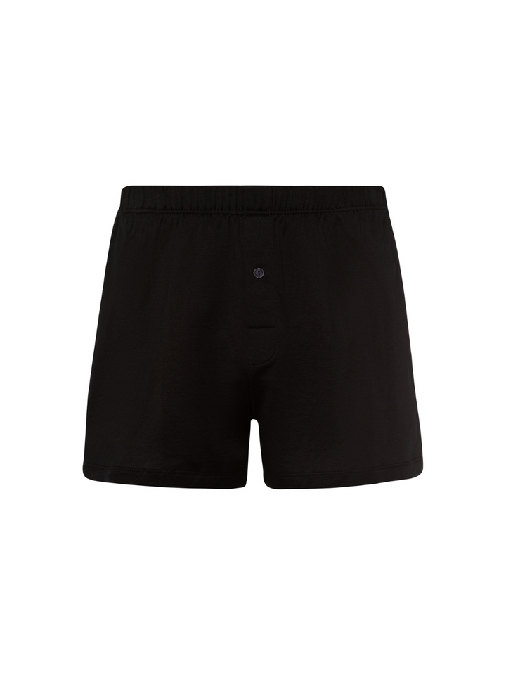 Cotton Sporty Boxershorts - Schwarz