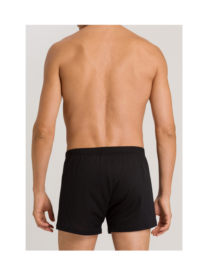 Cotton Sporty Boxershorts - Schwarz