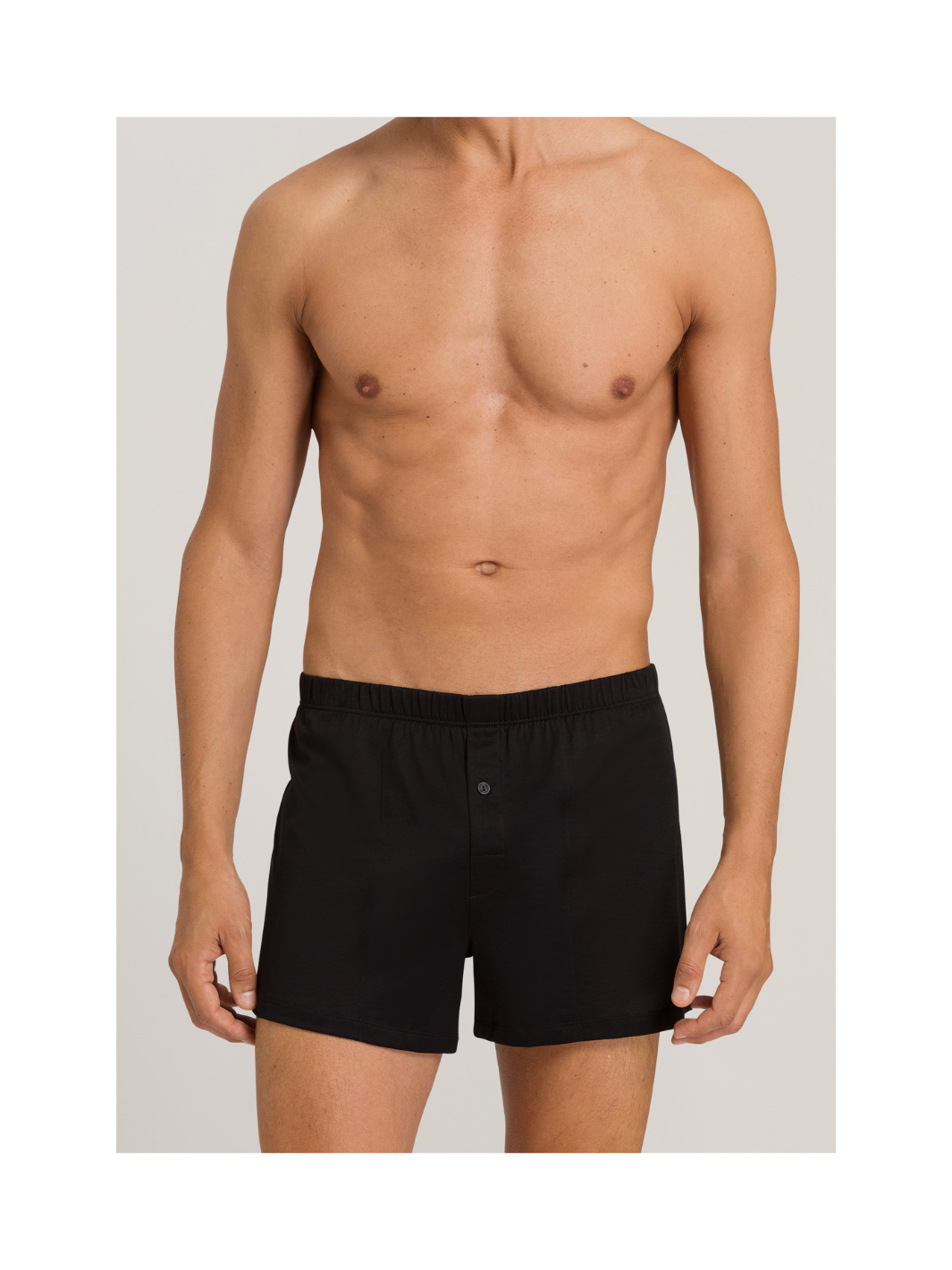 Cotton Sporty Boxershorts - Schwarz