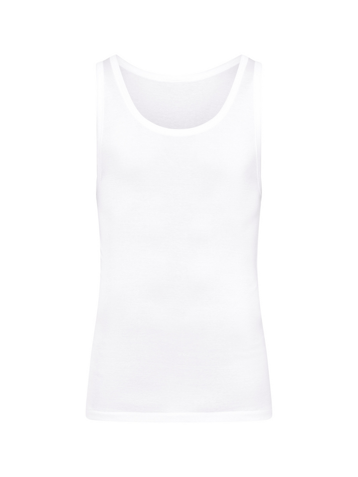 Cotton Pure Tank Top - Weiß