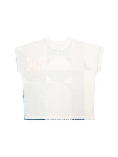 T-Shirt Precioza mit grafischem Print - Off White
