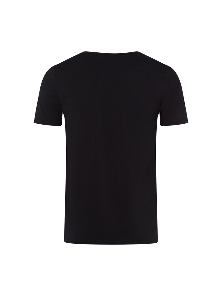 Cotton Superior Shirt Kurzarm - Schwarz