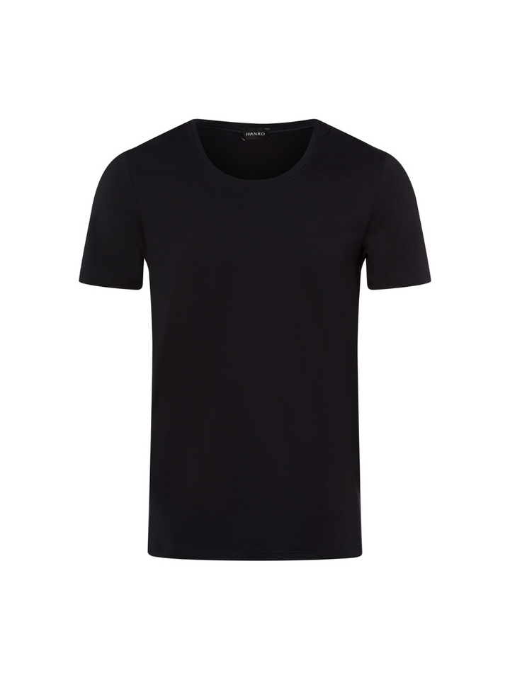 Cotton Superior Shirt Kurzarm - Schwarz