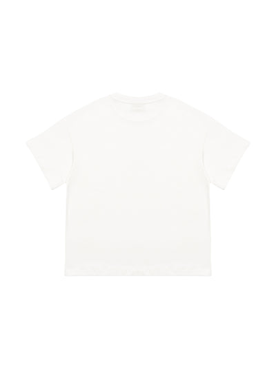 T-Shirt FF-Logo-Print - Weiß