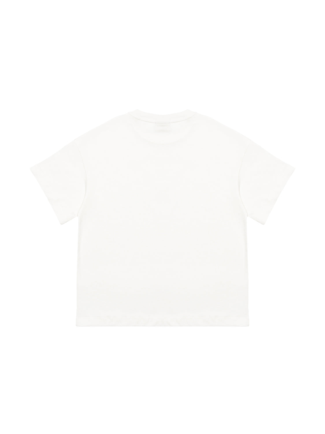 T-Shirt mit Stickerei - Weiß