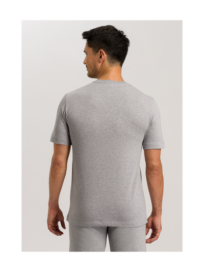 Living Shirt Kurzarm - Grey Melange
