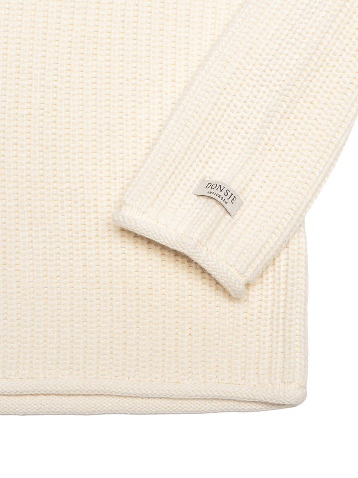 Liella Grobstrickpullover - Warm White