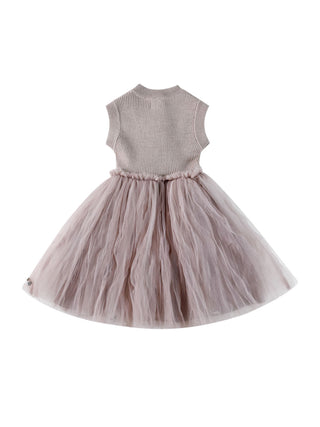 Xewa Kleid mit Tüllrock Lavender Brown