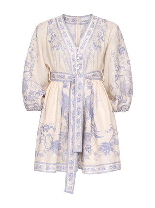Indra Plunge Mini Dress