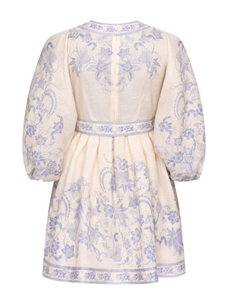 Indra Plunge Mini Dress