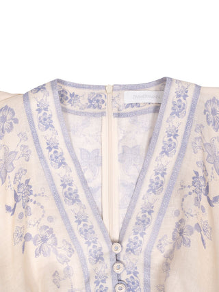 Indra Plunge Mini Dress