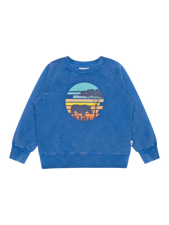 Brad Sweater Rhino SW - Blau