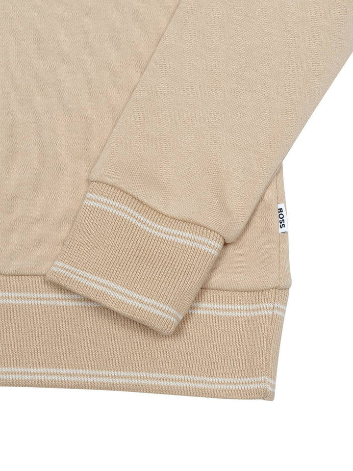 Kapuzenpullover mit Reißverschluss - Beige