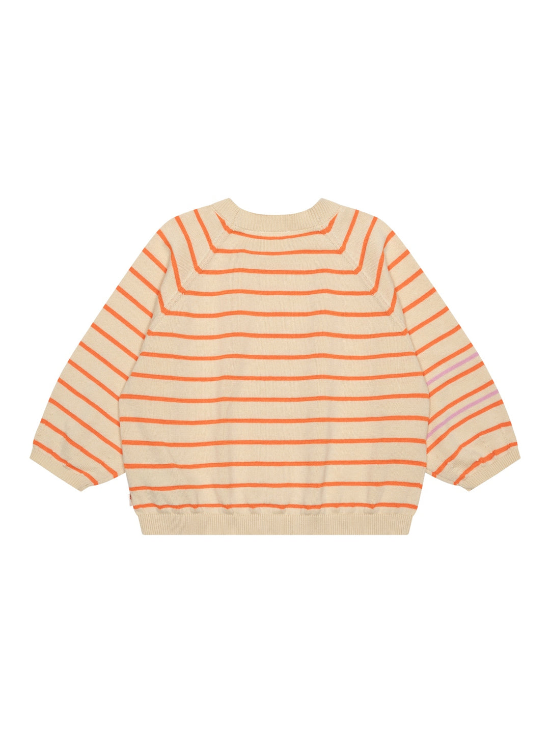 Albi gestreifter Pullover - Beige/Orange