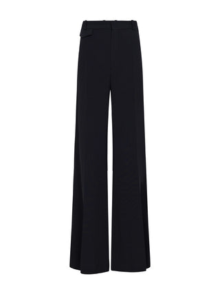 Ausgestellte Hose in Schwarz