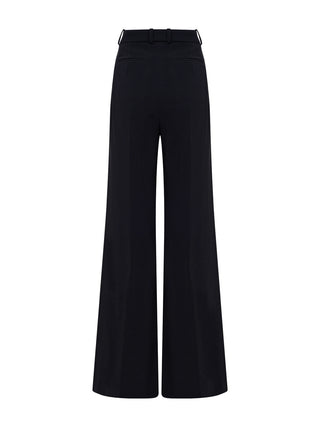 Ausgestellte Hose in Schwarz