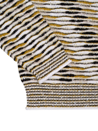 Oversized Rollkragenpullover mit Flammenmuster