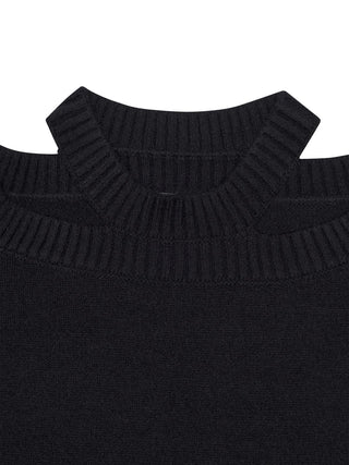Pullover mit Cut-Outs an den Schultern