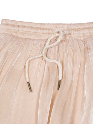 Salina - Rock mit Kordelzug in Champagner