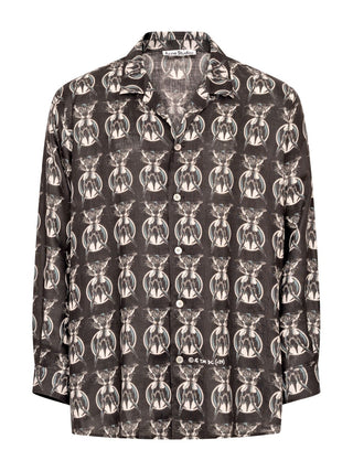 Shirt mit Allover "Cat Women"-Print