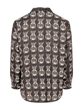Shirt mit Allover "Cat Women"-Print