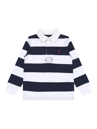 Das klassische  Rugbyhemd White Cruise Navy