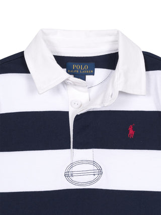 Das klassische  Rugbyhemd White Cruise Navy