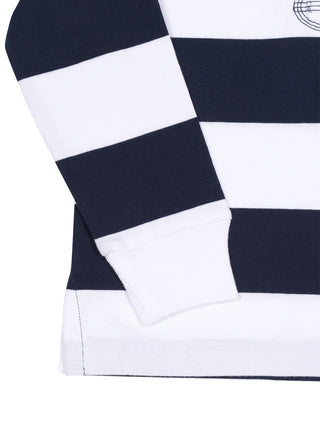 Das klassische  Rugbyhemd White Cruise Navy