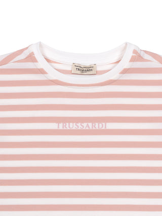 T-Shirt Nokla - Rosa/Weiß