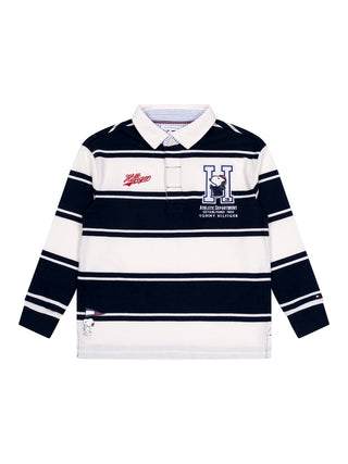 Peanuts® Regular Fit Rugby-Streifen-Poloshirt