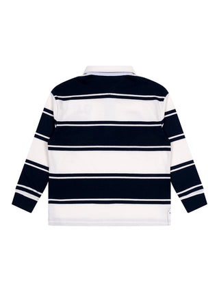 Peanuts® Regular Fit Rugby-Streifen-Poloshirt