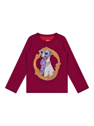 Together Langarmshirt mit Artwork Diva Dog
