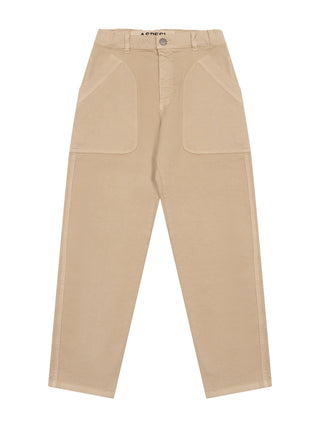 Hose mit aufgesetzten Taschen - Beige