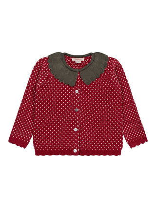 Strawberry Strickjacke - Barbados Cherry