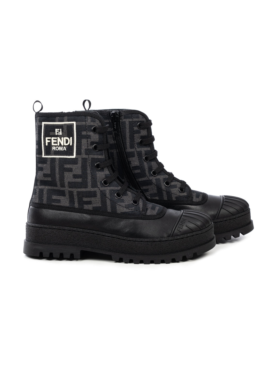 Biker Boots mit FF-Logo - Braun