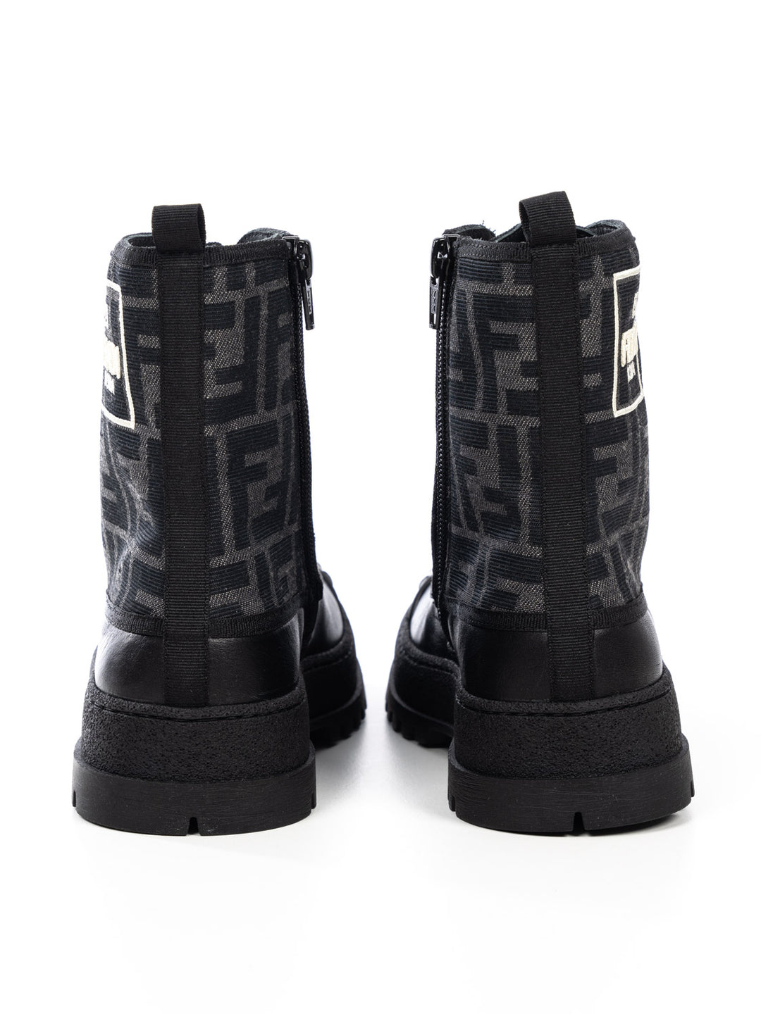 Biker Boots mit FF-Logo - Braun