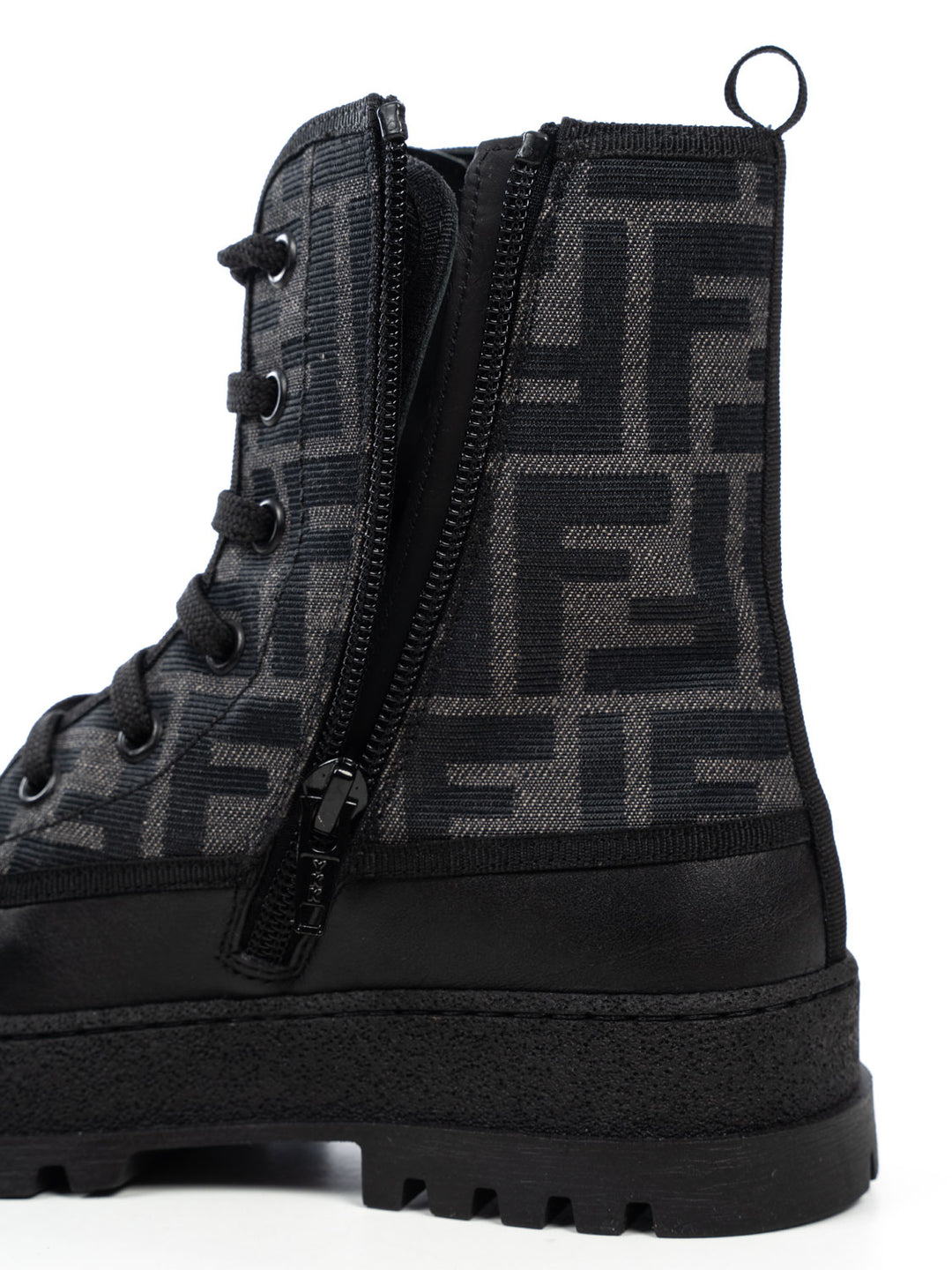 Biker Boots mit FF-Logo - Braun