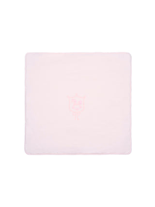 Jersey-Babydecke mit FF-Print - Rosa