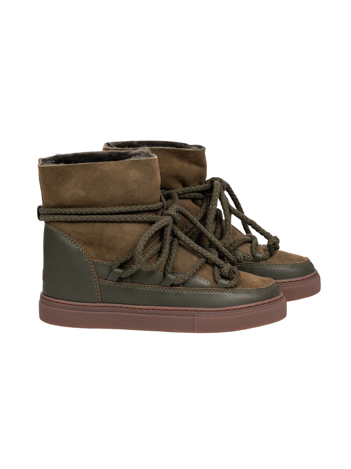 Patchwork Boots Olive