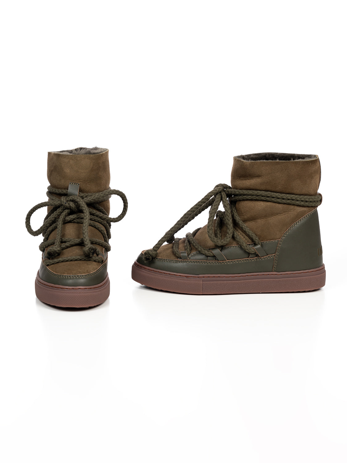 Patchwork Boots Olive