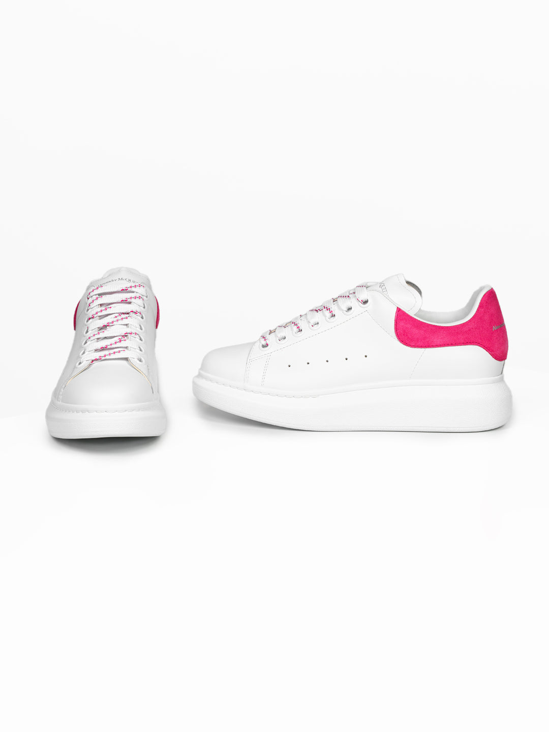 Sneaker mit Oversized-Sohle Pink