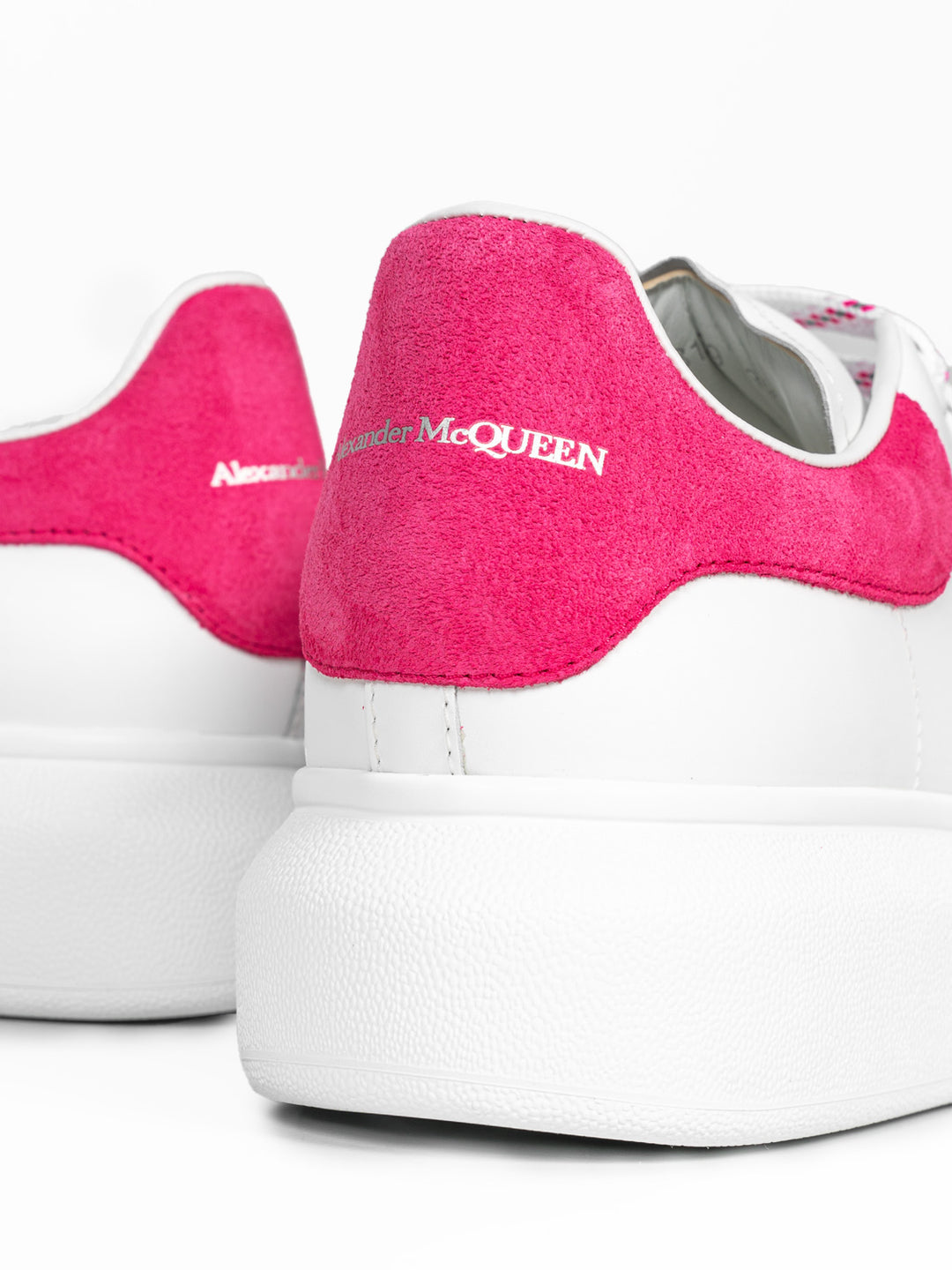 Sneaker mit Oversized-Sohle Pink